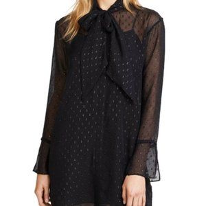 THEORY Scarf Sheer Dress